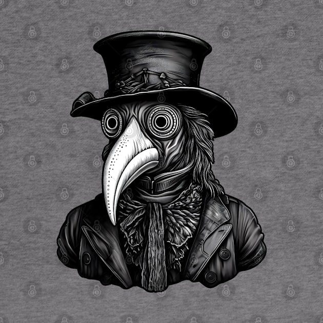 Spooky plague doctor by beangeerie